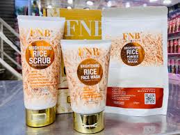 BnB Rice [3 In 1] Whitening Brightening Glow Kit