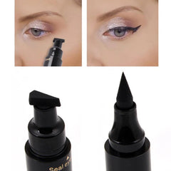 Huda beauty Eyeliner / 2 In 1 Eyeliner Stamp – Stamp Eyeliner Pen – Stamp Liner