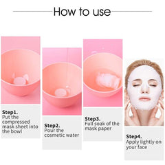 Pack Of 50 Bioaqua Compressed Facial Tablet Face Sheet